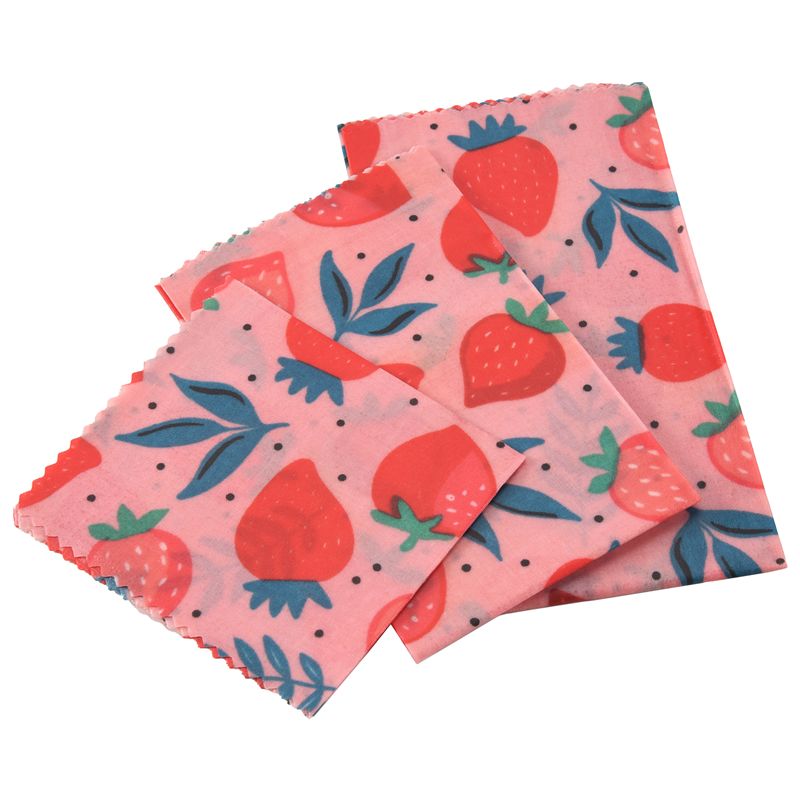 Beeswax Food Wrap - A01F-1Set Herbruikbare bijenwasdoek voedselverpakking vershoudbaar zakje