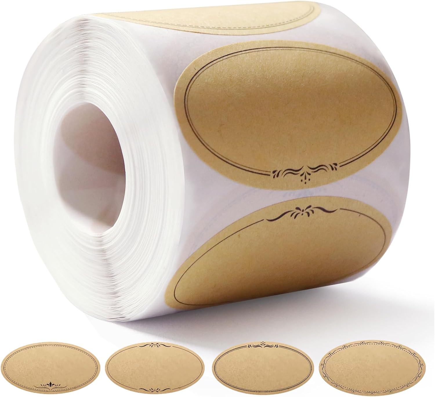 Food Storage Jar Labels - 500 stuks Mason Jar Etiketten 2,5