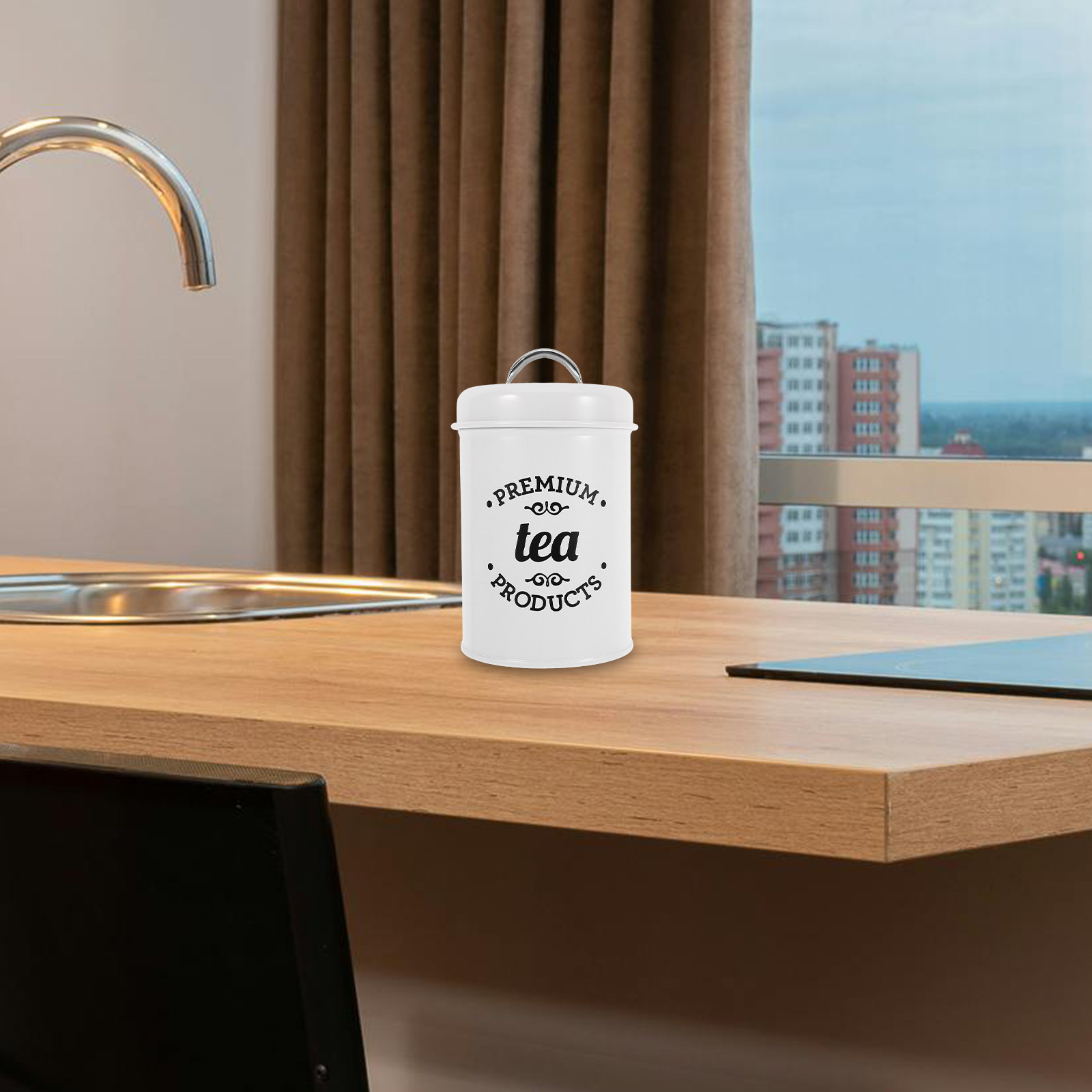 Food Storage Jar Set - Luchtdichte metalen blikjesset voor koffie, suiker,