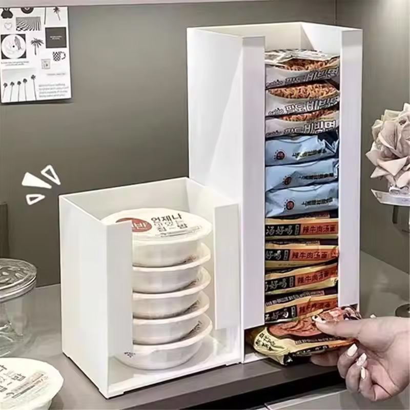 Food Storage Rack For Kitchen - Multifunctionele opbergbox voor instant noodles, keukenorganizer