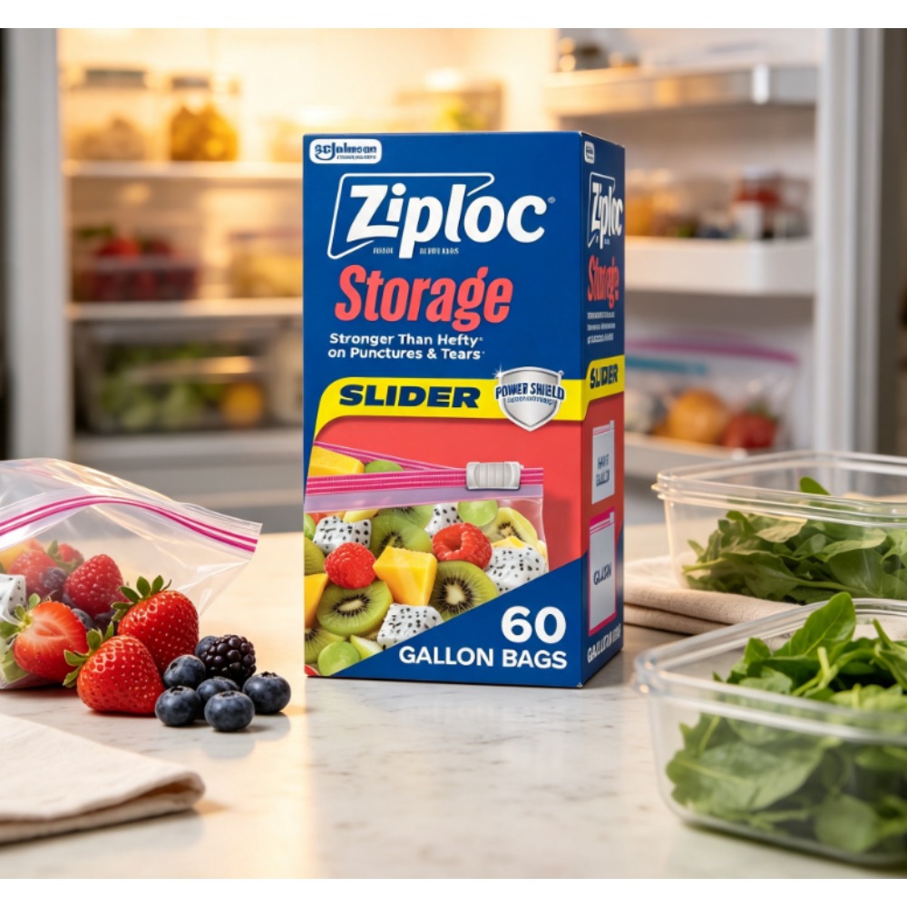 Ziploc Food Storage - Ziploc ® Merk Voedselopslag Schuifzakken, Power