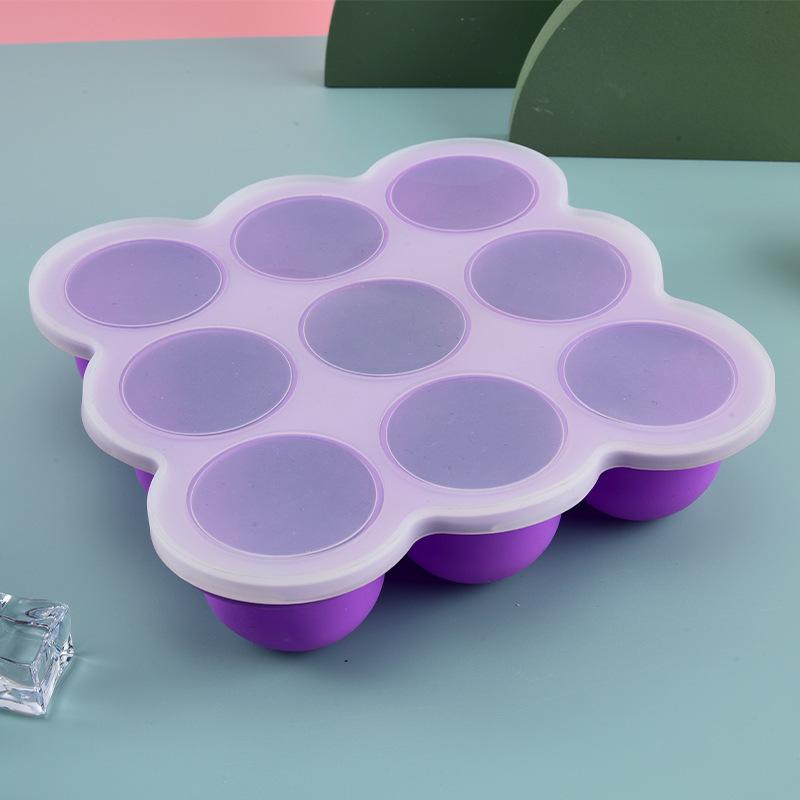 Food Storage 1 Year - Babyvoeding siliconen bakje 9-delige vriesbak met