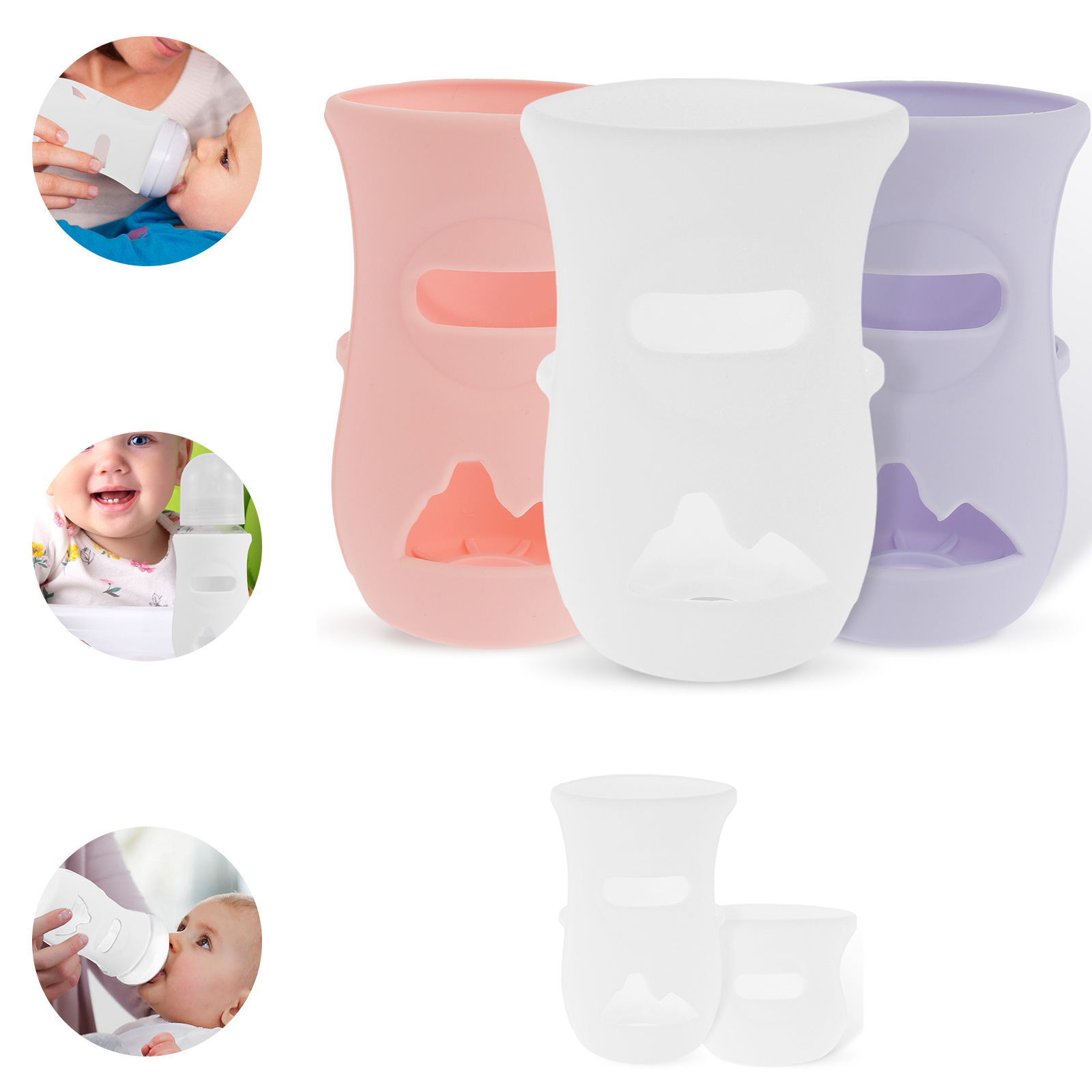 Food Storage 1 Year - Siliconen hoezen Siliconen babyfleshoes Geïsoleerde glazen