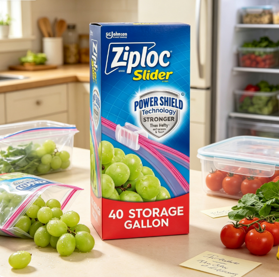 Food Storage Kitchen - Herbruikbare voedselbewaarzakken op gallonformaat, 40 stuks,