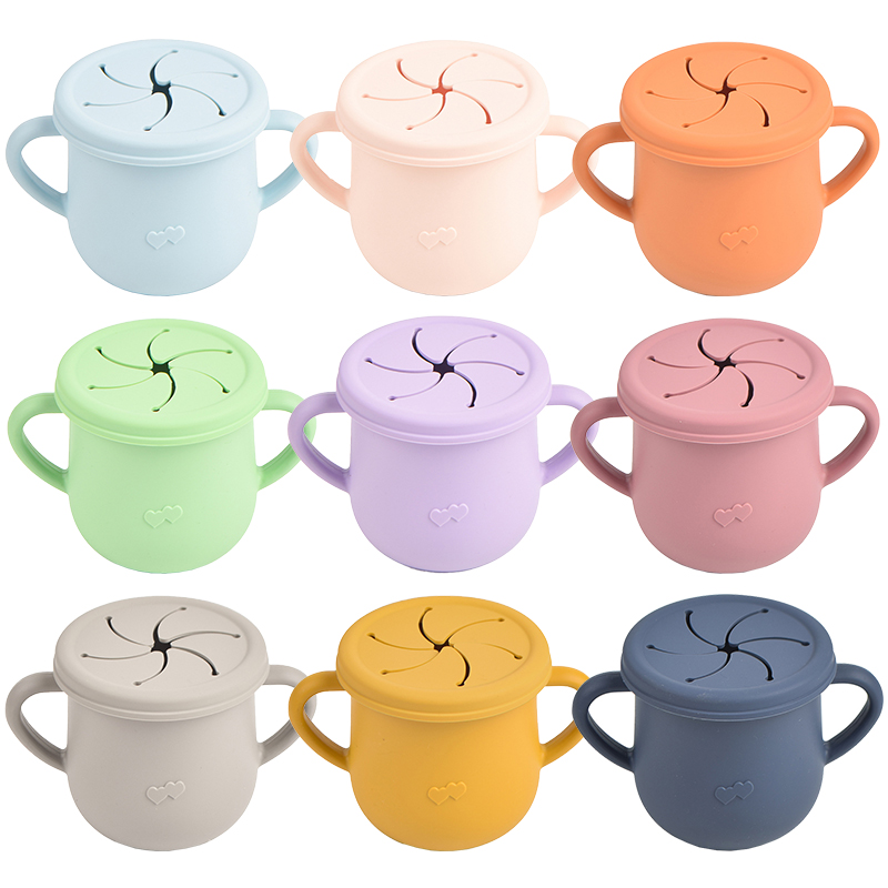 Food Storage 1 Year - Baby siliconen voedingsbekers Draagbaar drinkgerei Sippy