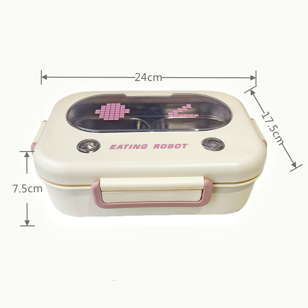 Food Storage Prep Containers - Thermische Bento Box Roestvrijstalen lunchcontainer Lekvrije