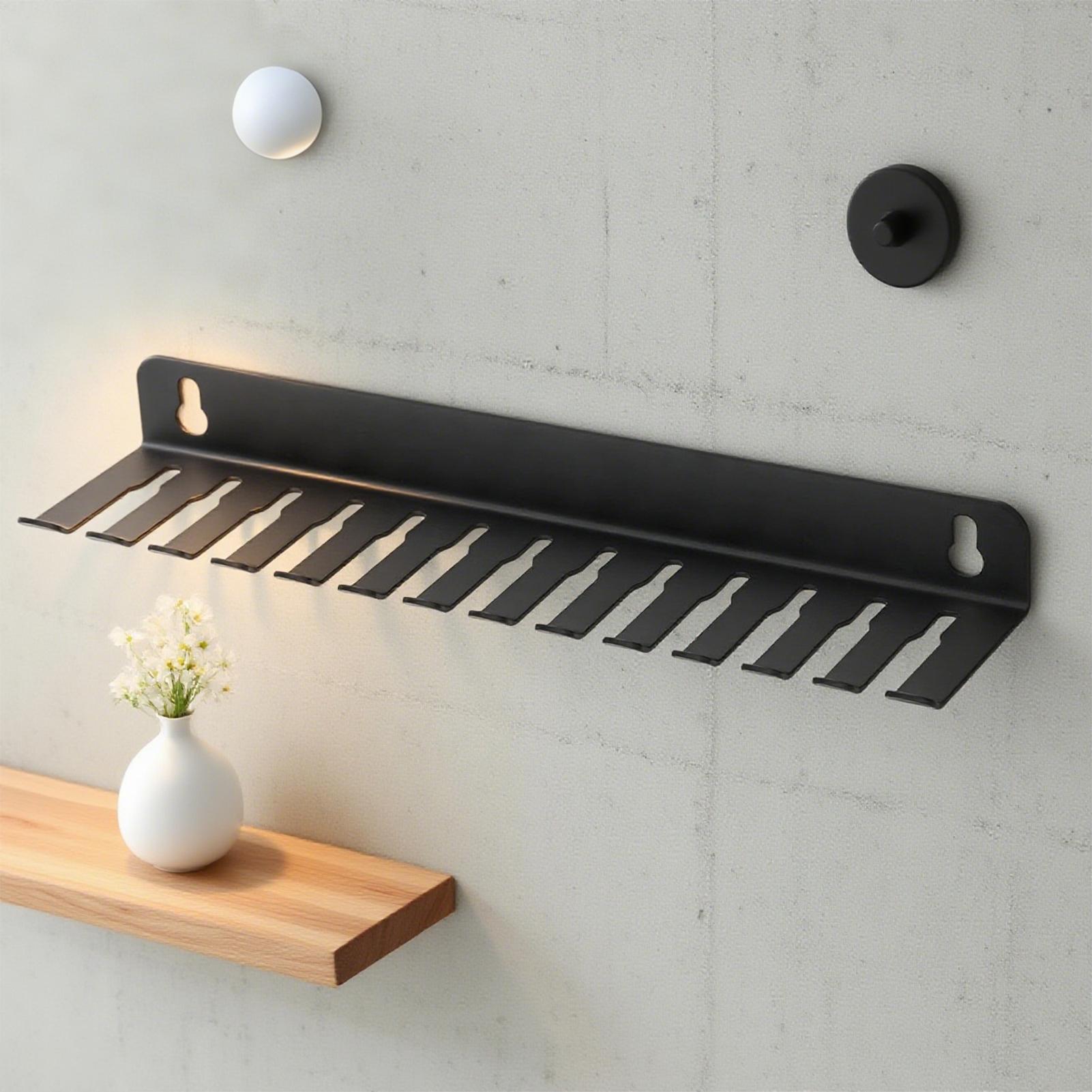 Food Storage Management - Snoerorganizerhouder 13 slots Stalen datakabelorganizerrek voor