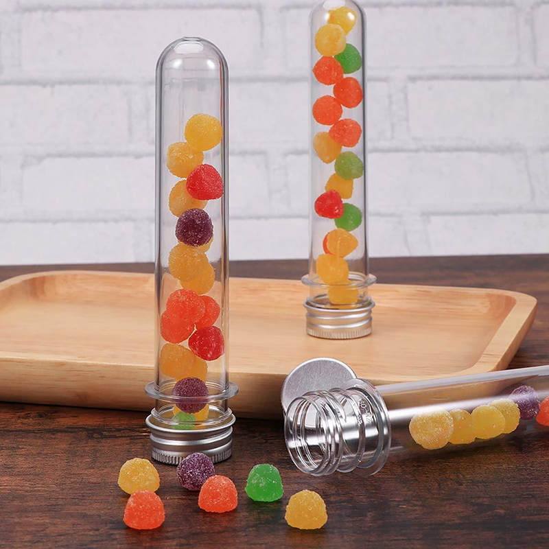 Food Storage Youtube - 1/5 Stuks Plastic Lab Reageerbuizen Transparante