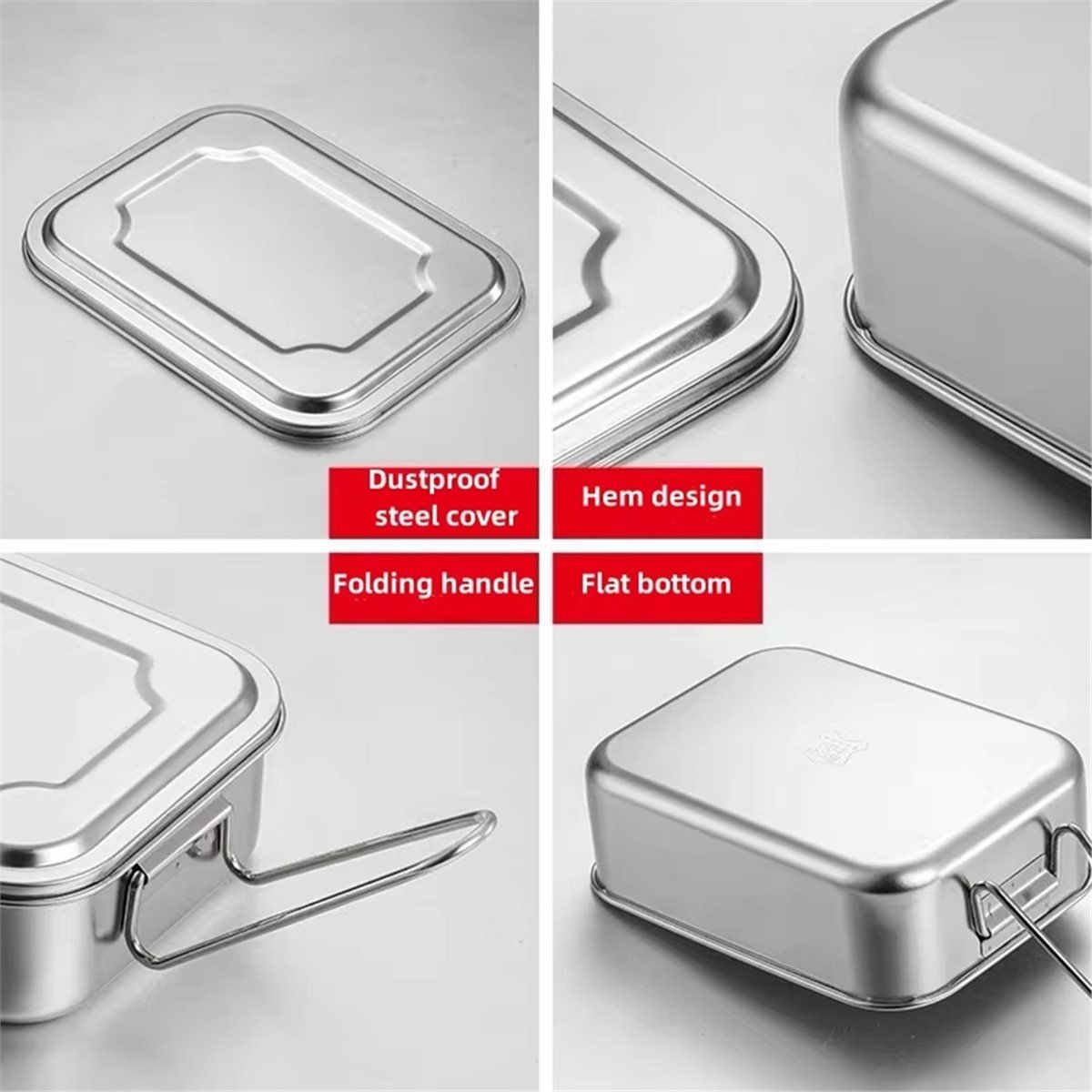 NIEUW Roestvrijstalen Bento-lu - Food Storage Large Plastic Containers recensie en prijs