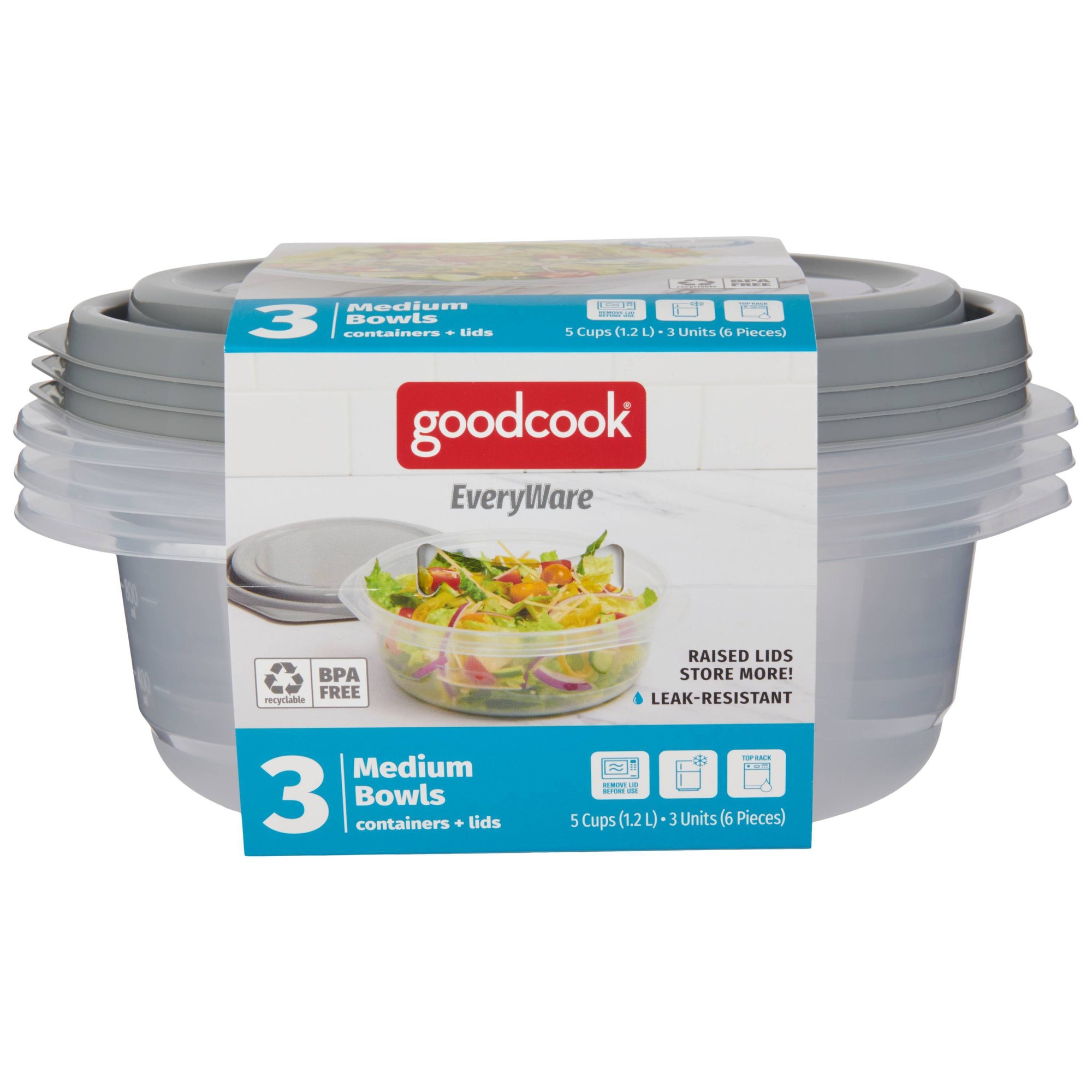 6 stuks ronde voedselopslagcon - Food Storage Prep Containers recensie en prijs