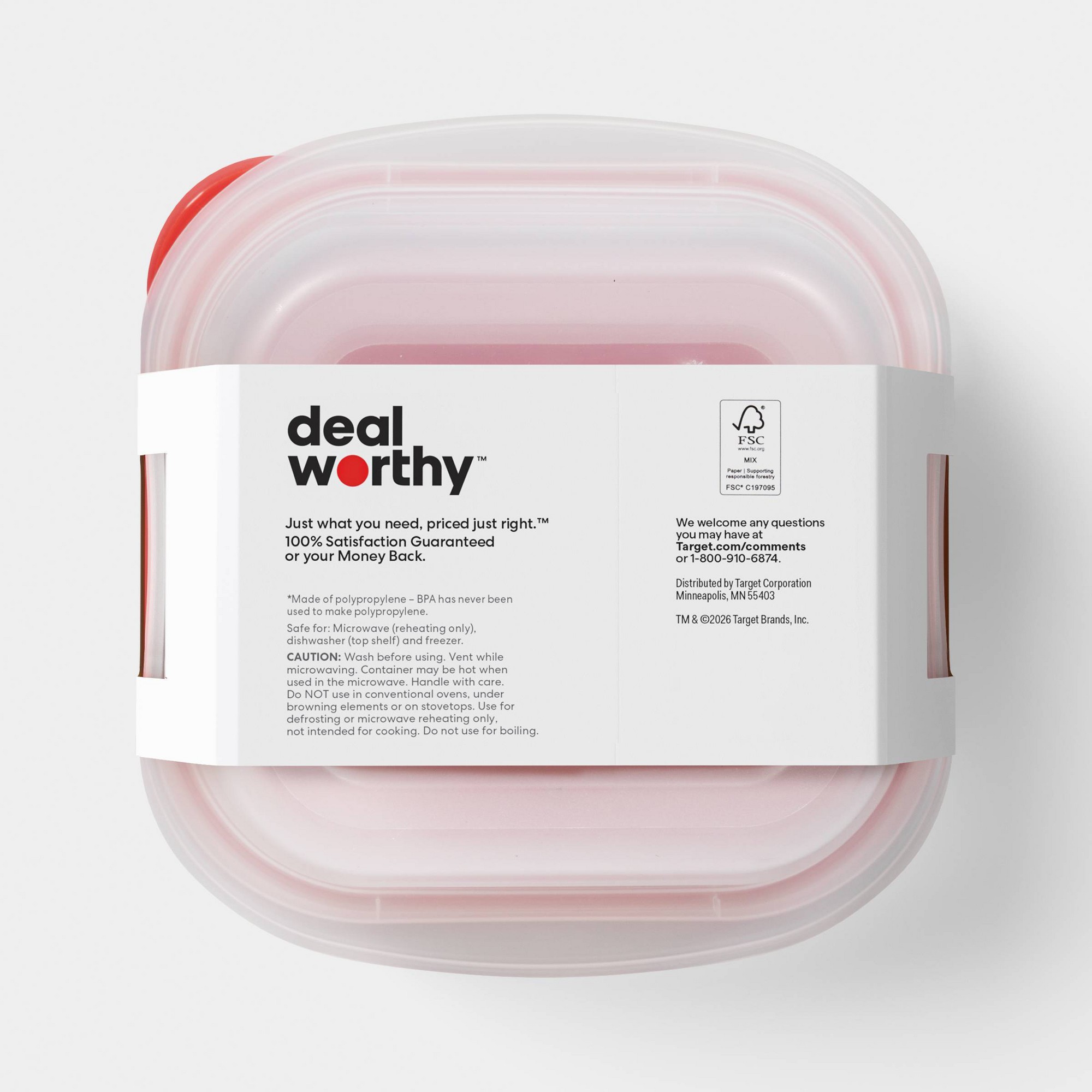 4-delige kleine vierkante voed - Food Storage Prep Containers recensie en prijs