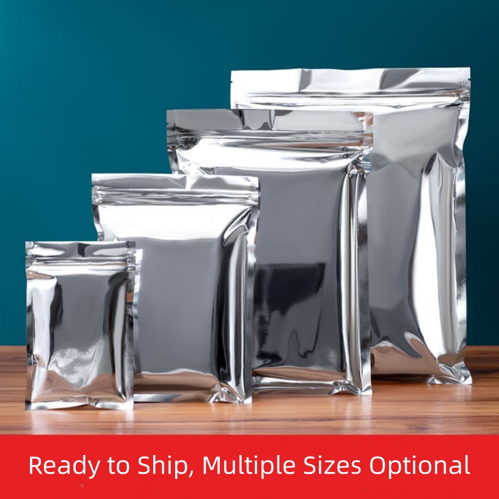 Glanzende zilveren aluminiumfo - Ziploc Food Storage recensie en prijs