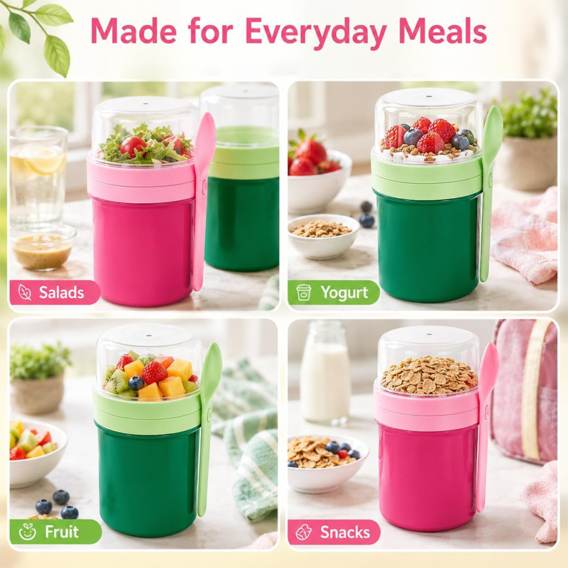 Draagbare dubbele laag overnig - Food Storage Meals recensie en prijs