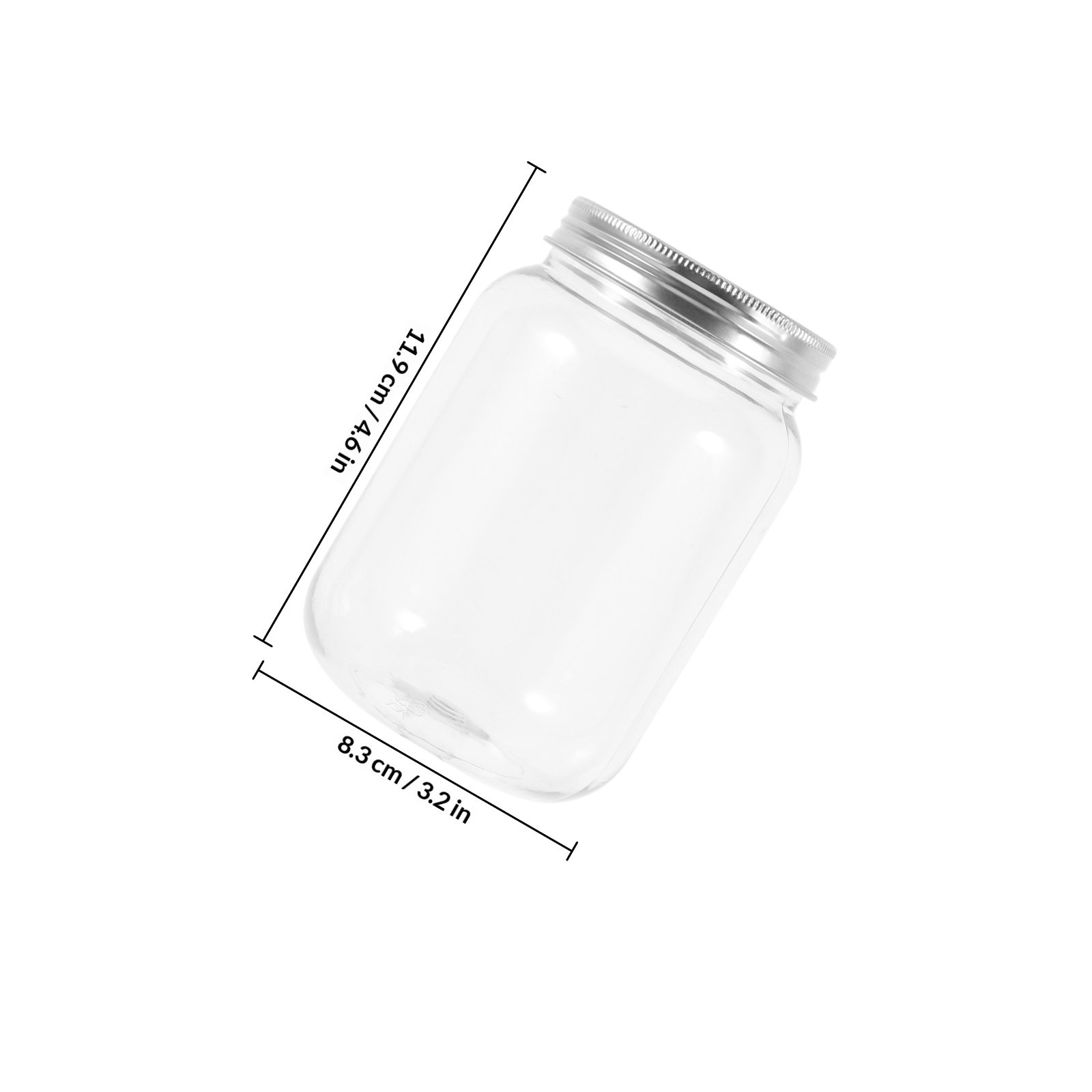 4 stuks doorzichtige plastic p - Food Storage Jars Plastic recensie en prijs