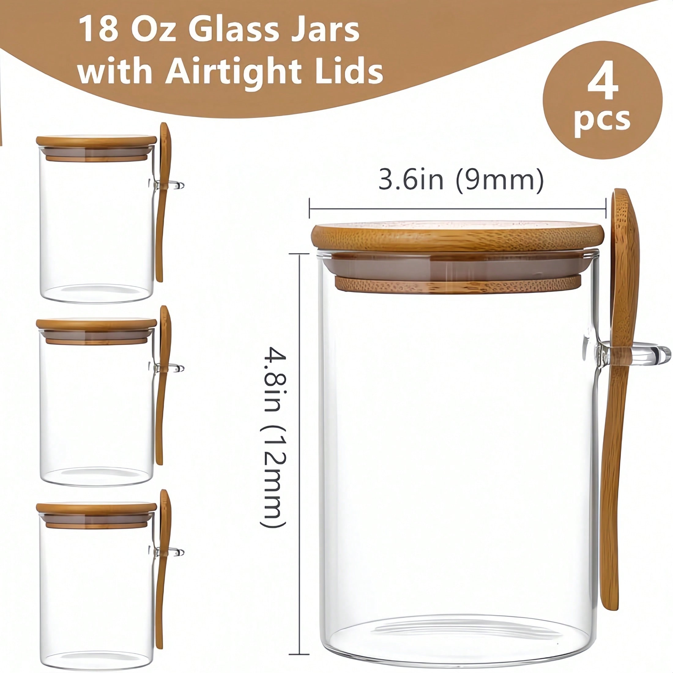 4-delige opbergset (inclusief  - Food Storage Jar Set recensie en prijs