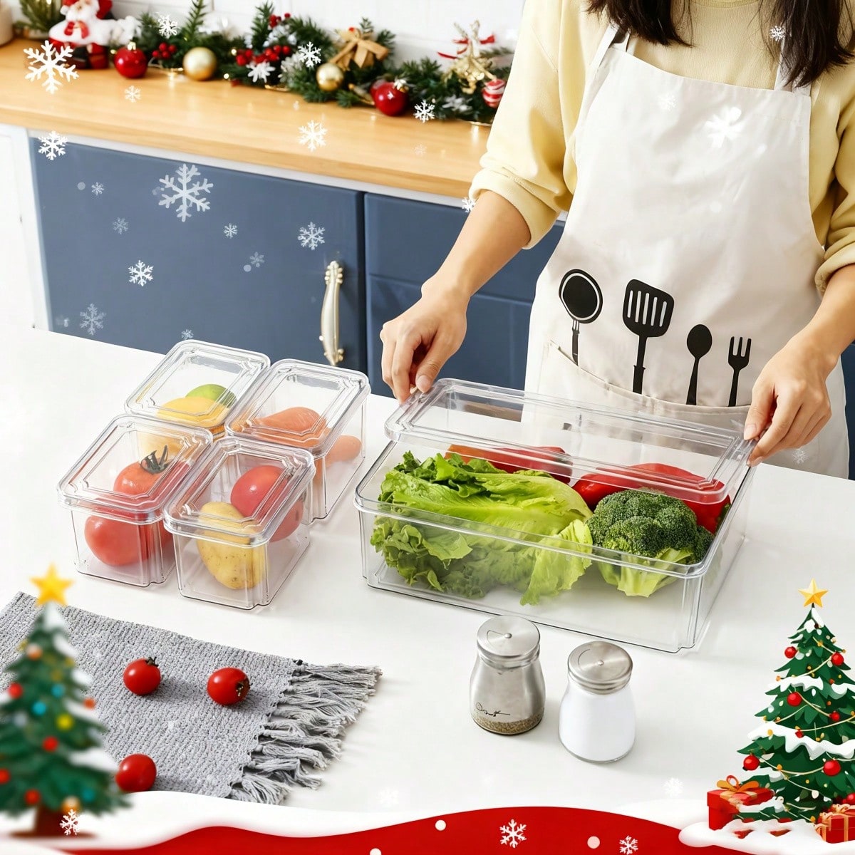 7/14-delige stapelbare koelkas - Food Storage Cabinet recensie en prijs