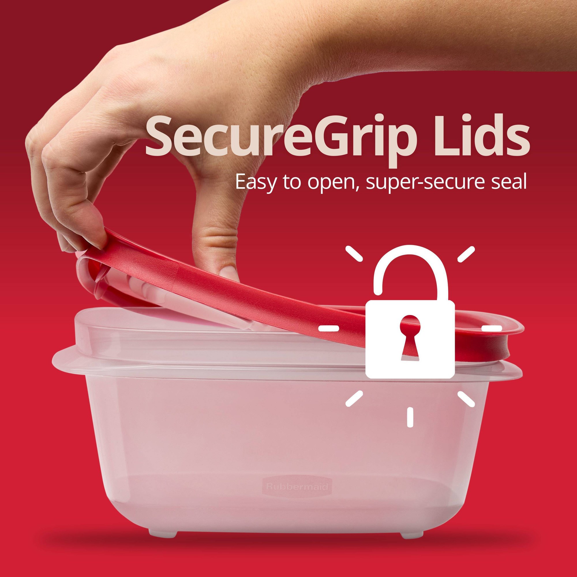 Rode rechthoekige voedselopsla - Food Storage Prep Containers recensie en prijs
