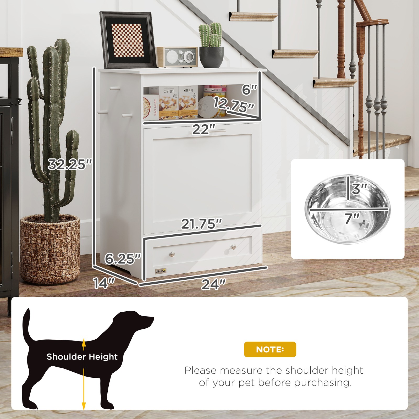 Voederstation voor huisdieren, - Food Storage Cabinet recensie en prijs
