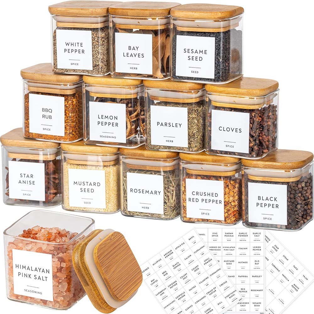 5Oz Glazen Potten Met Kruidene - Food Storage Jar Labels recensie en prijs