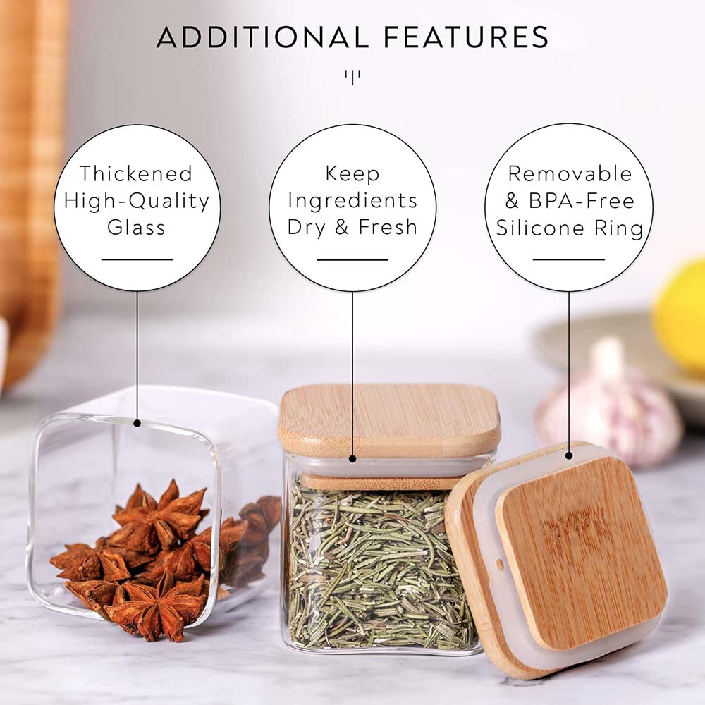5Oz Glazen Potten Met Kruidene - Food Storage Jar Labels recensie en prijs