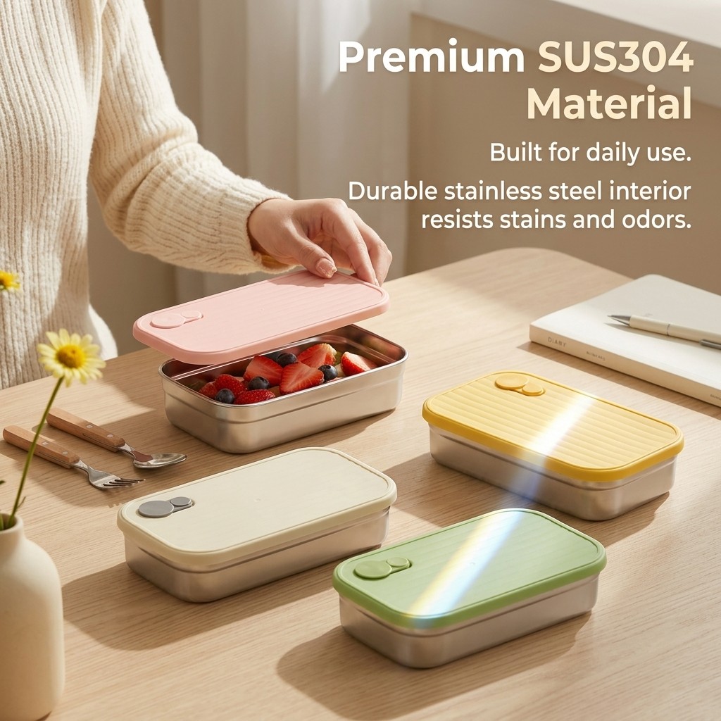 RVS Bento Box Metalen Lunchbox - Food Storage Prep Containers recensie en prijs