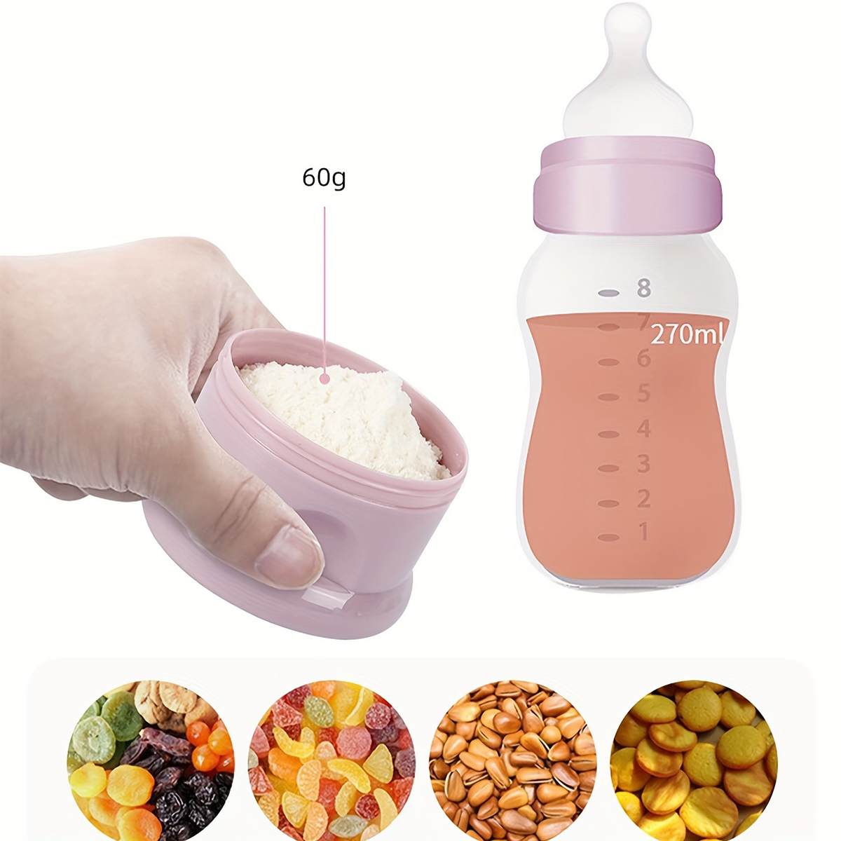 Babymelkpoedercontainer met gr - Food Storage 1 Year recensie en prijs