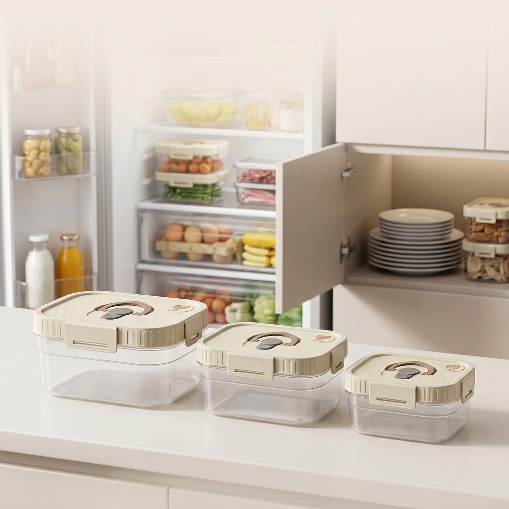 Koelkast opbergdoos grote capa - Food Storage Large Plastic Containers recensie en prijs
