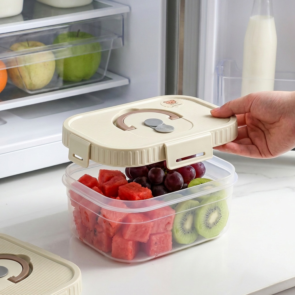 Koelkast opbergdoos grote capa - Food Storage Large Plastic Containers recensie en prijs