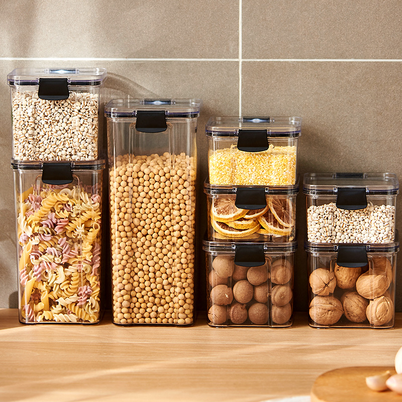 Afgesloten potten keuken graan - Food Storage Jar Set recensie en prijs
