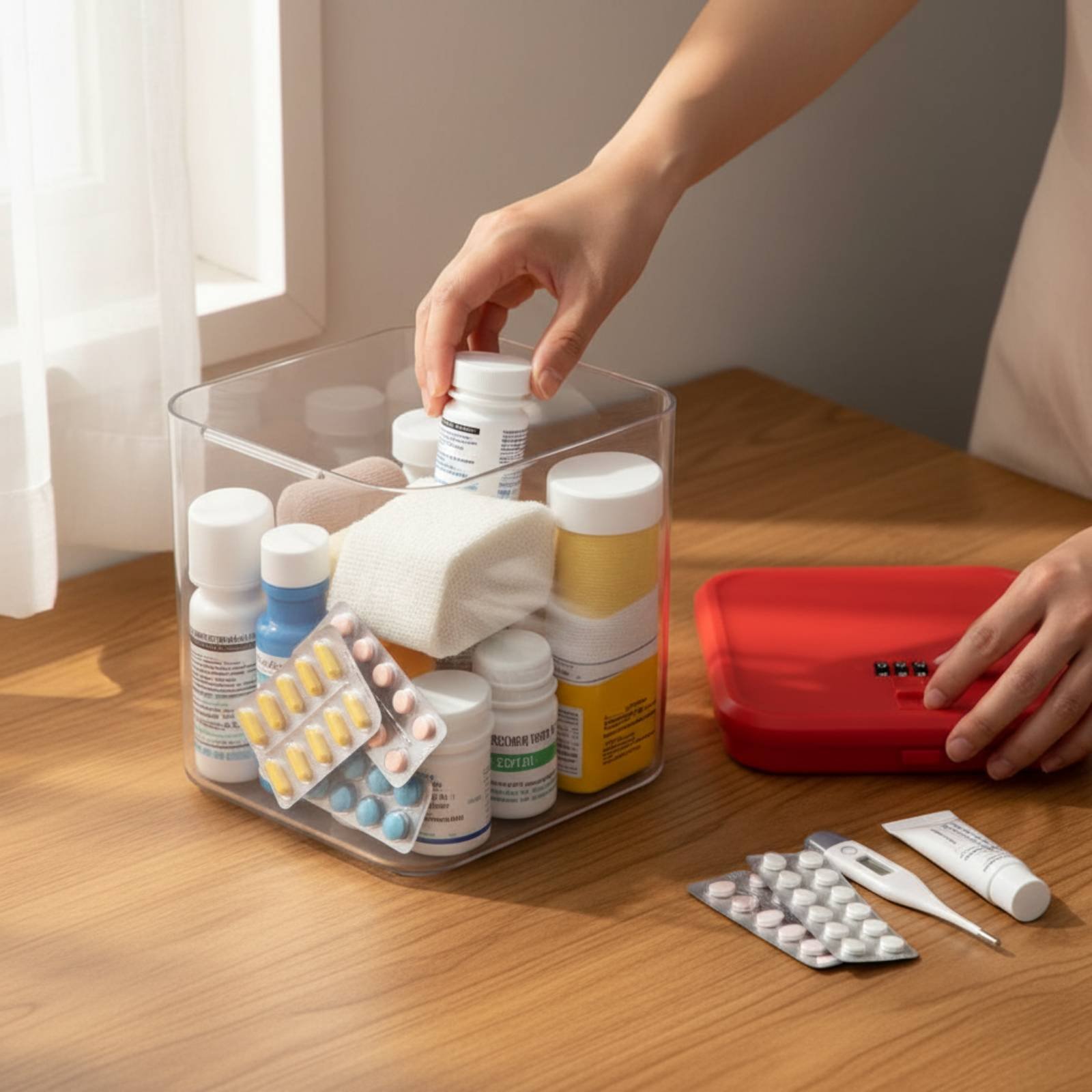 Doorzichtige afsluitbare doos  - Food Storage Kitchen recensie en prijs