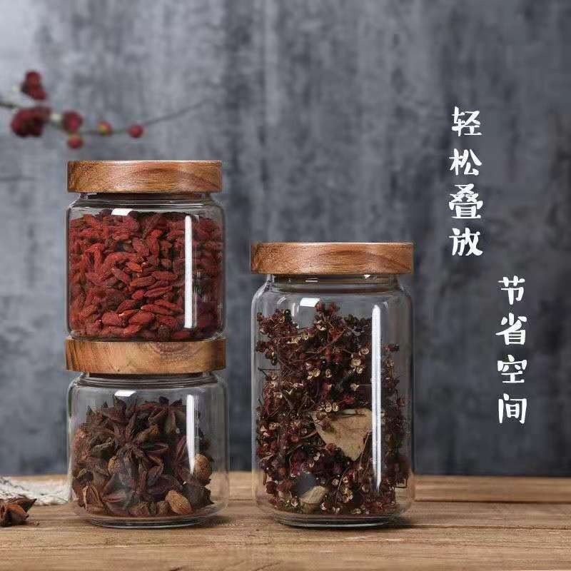 Ronde Glazen Buis Jar Acacia H - Food Storage Youtube recensie en prijs