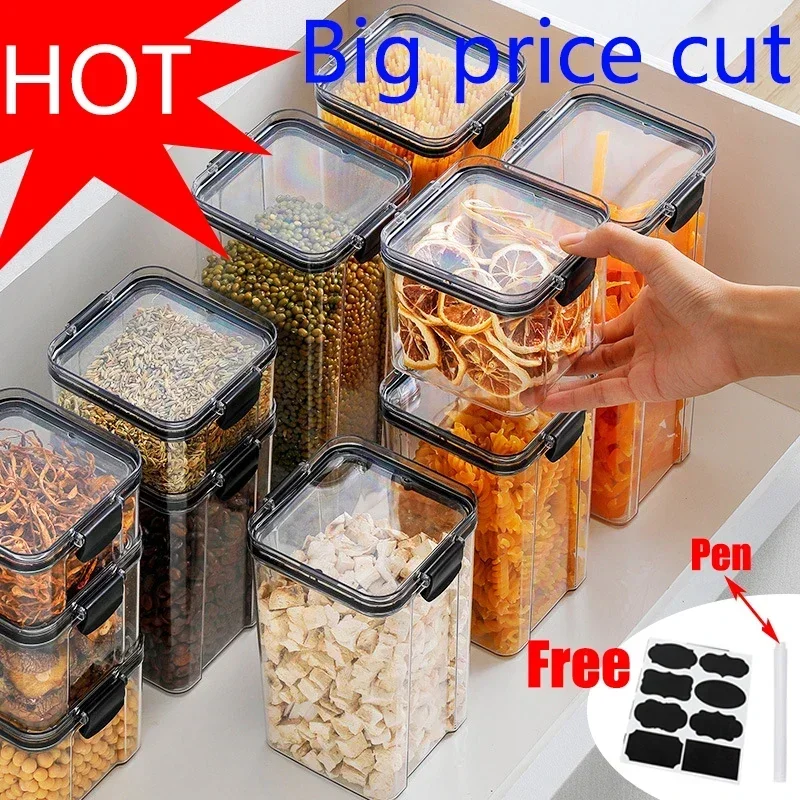 460-1800 ml Sets Stapelbare Ke - Food Storage Jar Set recensie en prijs