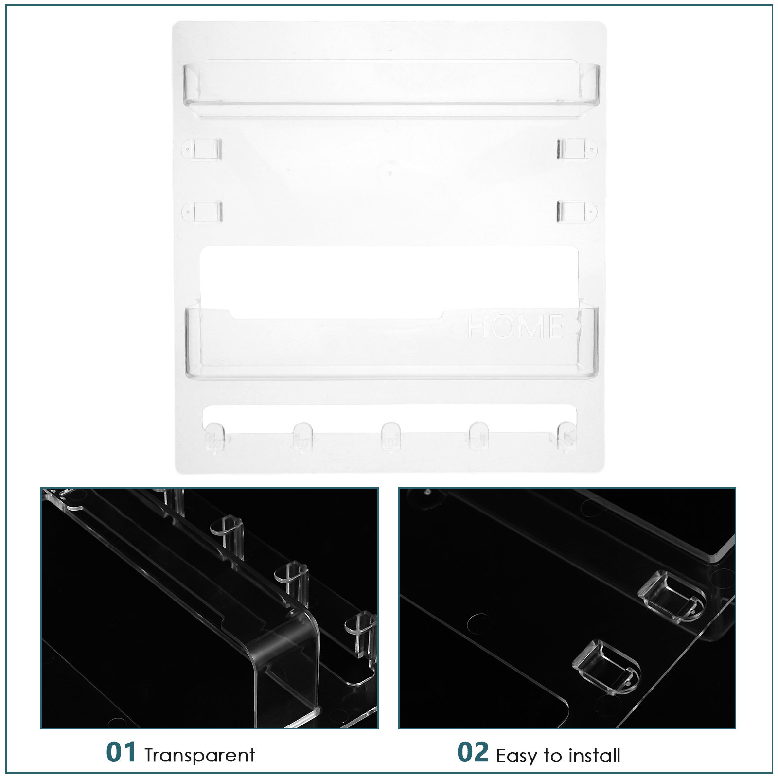 Wandmontage opbergrek modern s - Food Storage Management recensie en prijs