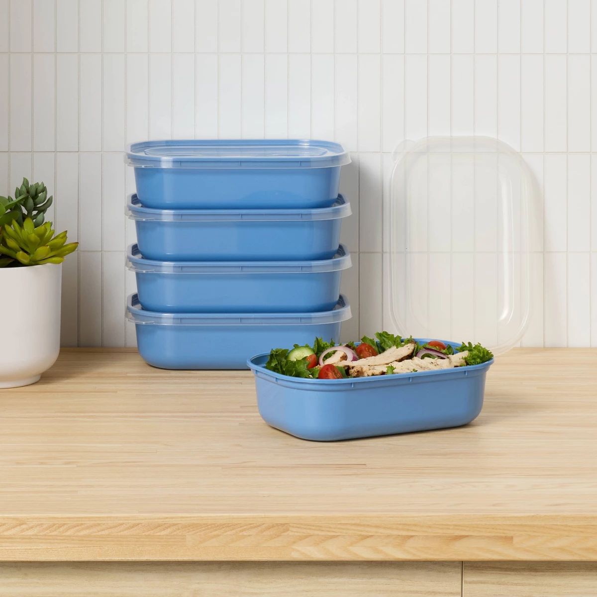 2026 Nieuwe Blauwe Enkelvoudig - Food Storage Prep Containers recensie en prijs