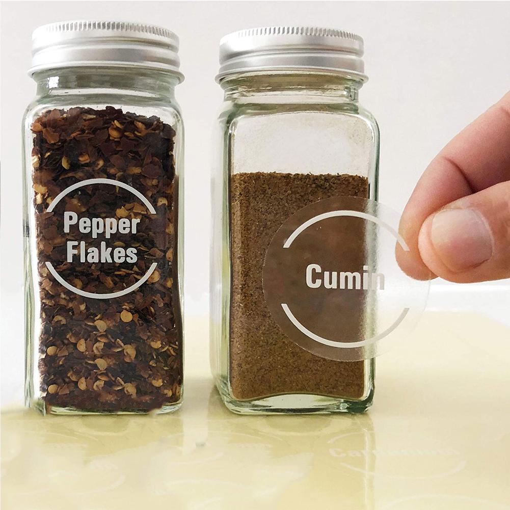 144 stuks/set transparante kru - Food Storage Jar Labels recensie en prijs