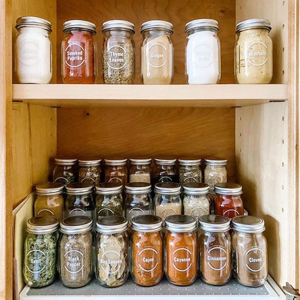 144 stuks/set transparante kru - Food Storage Jar Labels recensie en prijs