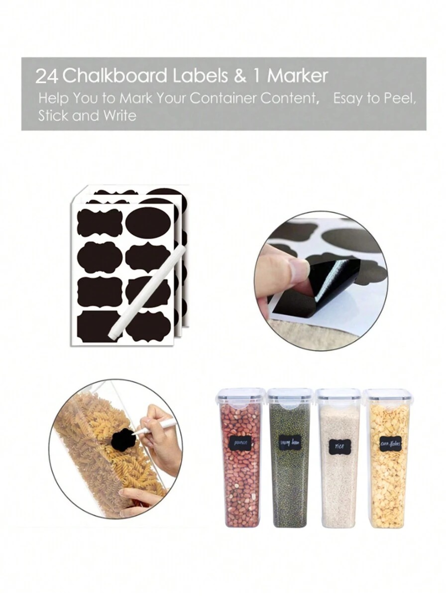 1/3/5/7 Stuks Voedsel Opslag P - Food Storage Jar Labels recensie en prijs