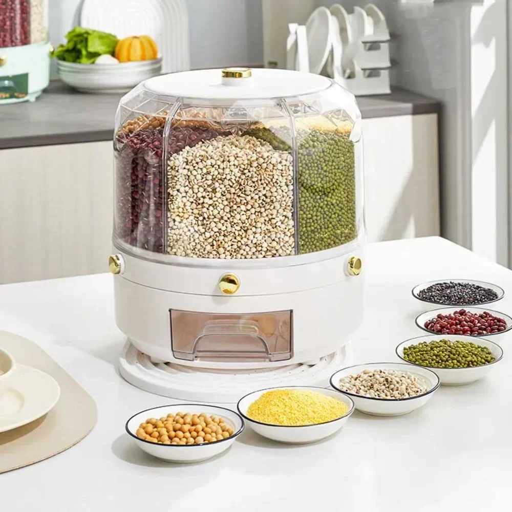 Voedselveilige draaibare graan - Food Storage Large Plastic Containers recensie en prijs