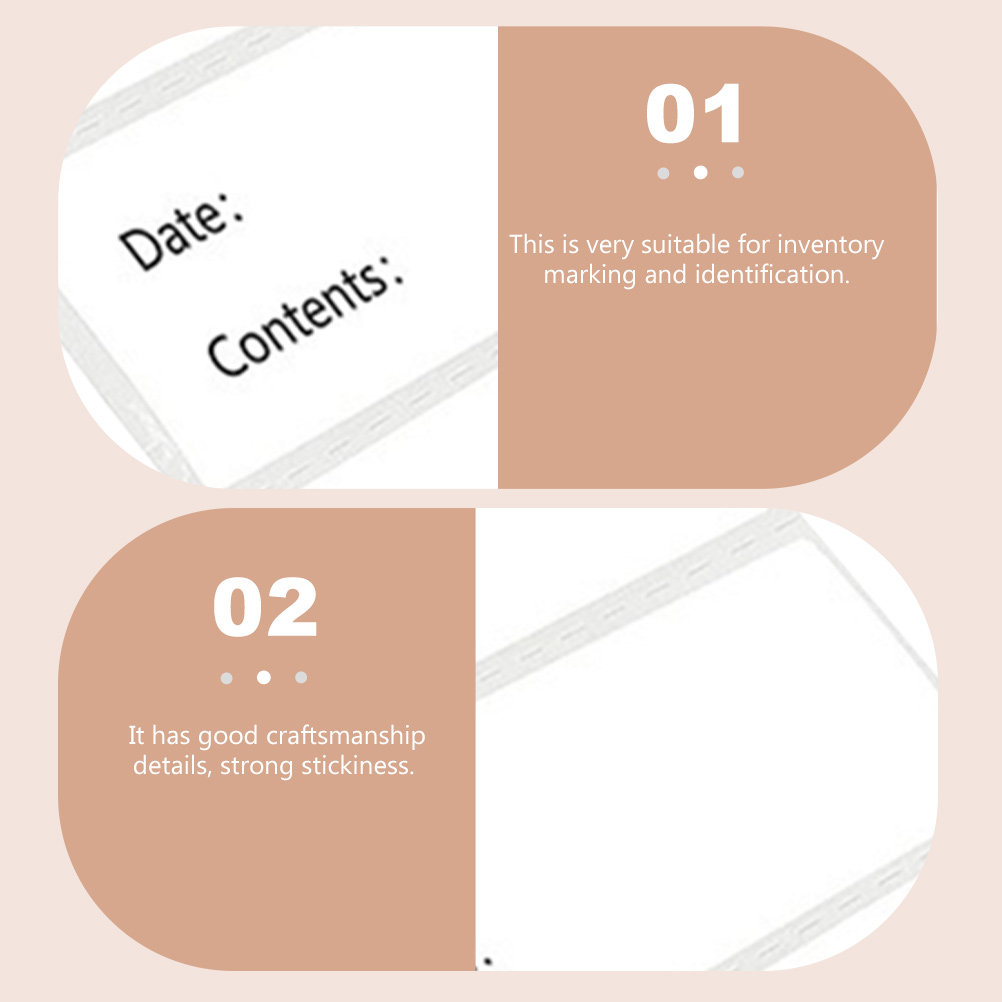 1 Rol Multifunctionele Voedsel - Food Storage Jar Labels recensie en prijs