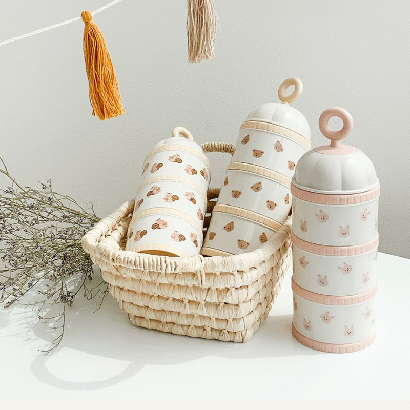 Schattige beer melkpoeder doos - Food Storage 1 Year recensie en prijs