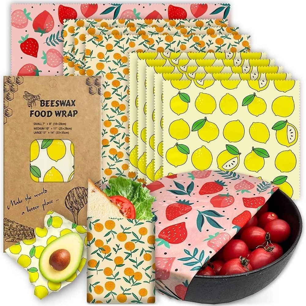 9 stuks bijenwas voedselverpak - Beeswax Food Wrap recensie en prijs