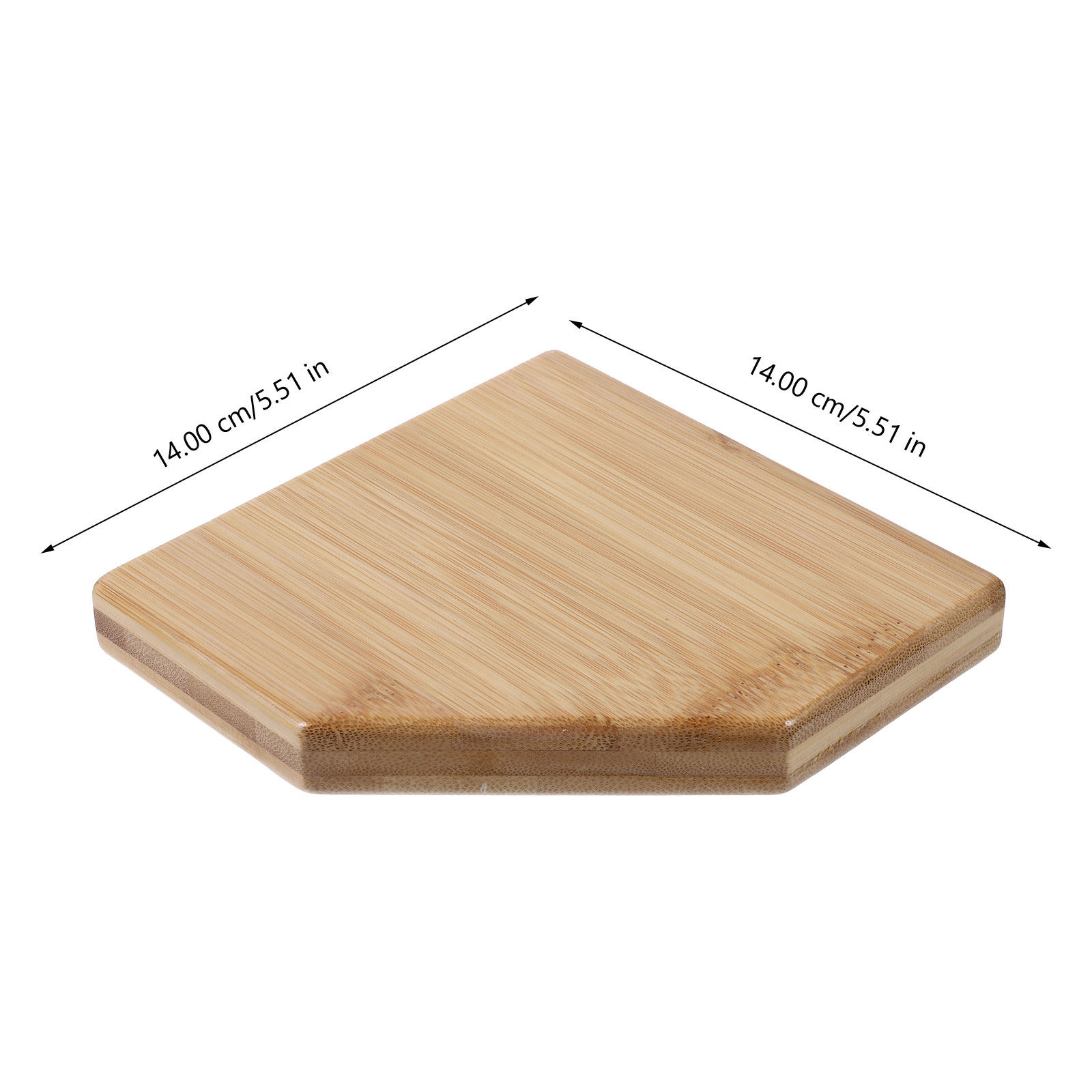 1Set Bamboe Hoekwandplank Wand - Food Storage Plant recensie en prijs