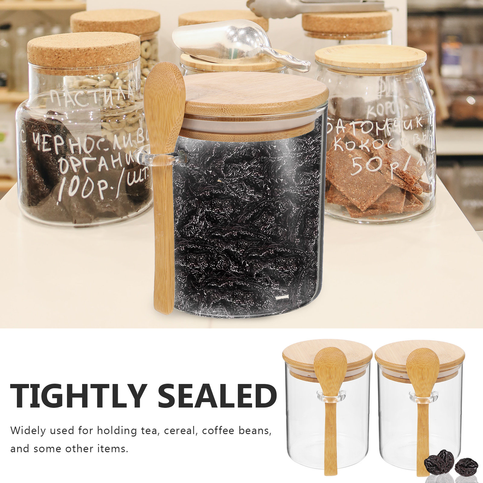 2 stuks meel-suiker opbergcont - Food Storage Kitchen recensie en prijs