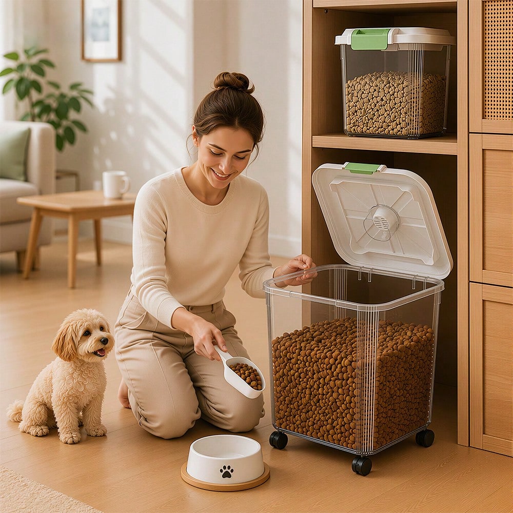 2-delige set grote en middelgr - Food Storage Large Plastic Containers recensie en prijs
