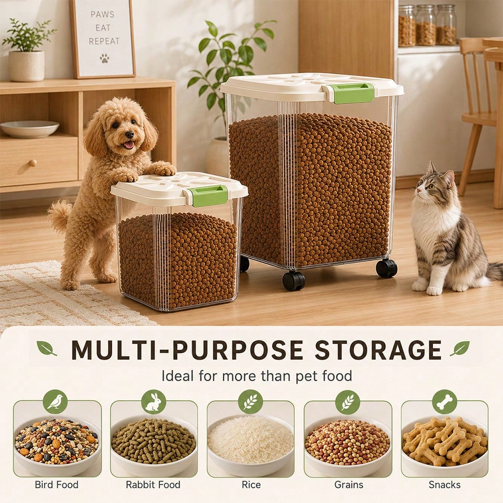 2-delige set grote en middelgr - Food Storage Large Plastic Containers recensie en prijs
