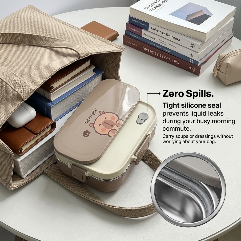 304 RVS Bento Lunchbox Set 4/5 - Food Storage Jar Set recensie en prijs