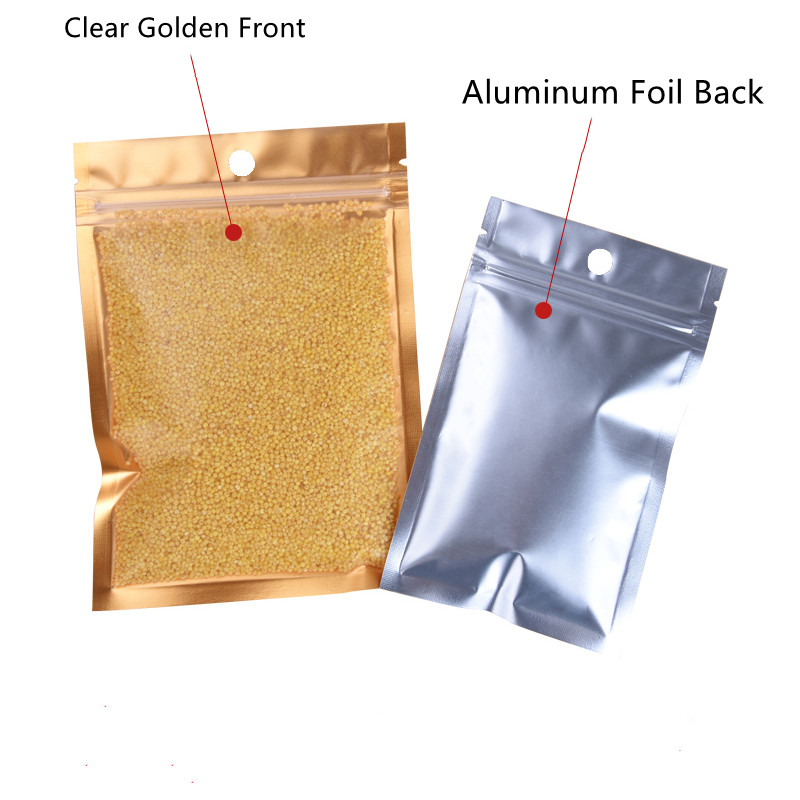 100Pcs Gold Mylar Zip Lock Zak - Ziploc Food Storage recensie en prijs