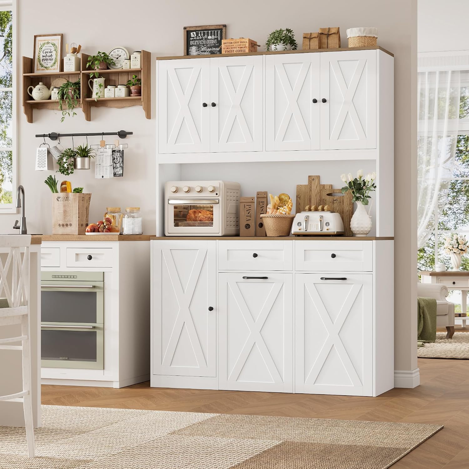 Keukenkast houten vrijstaande  - Food Storage Without Pantry recensie en prijs