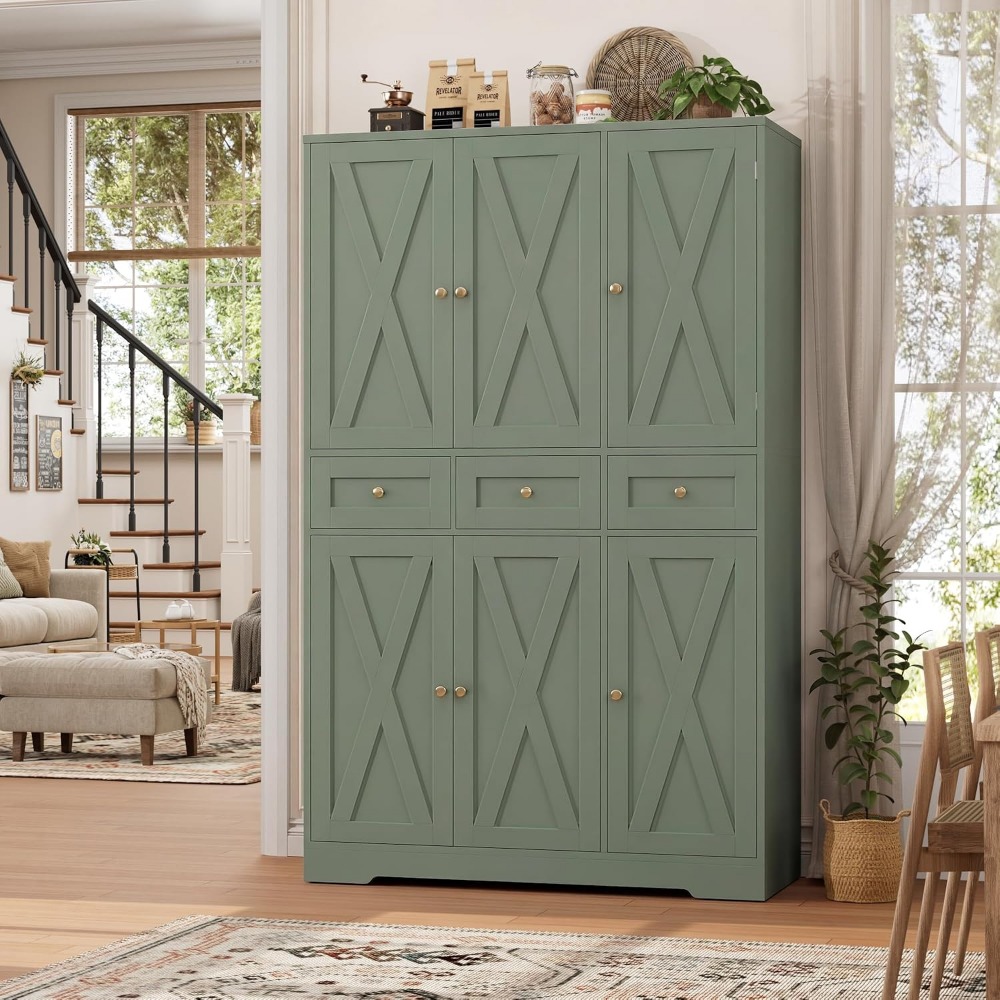 HOSTACK 67'H Farmhouse keukenk - Food Storage Without Pantry recensie en prijs