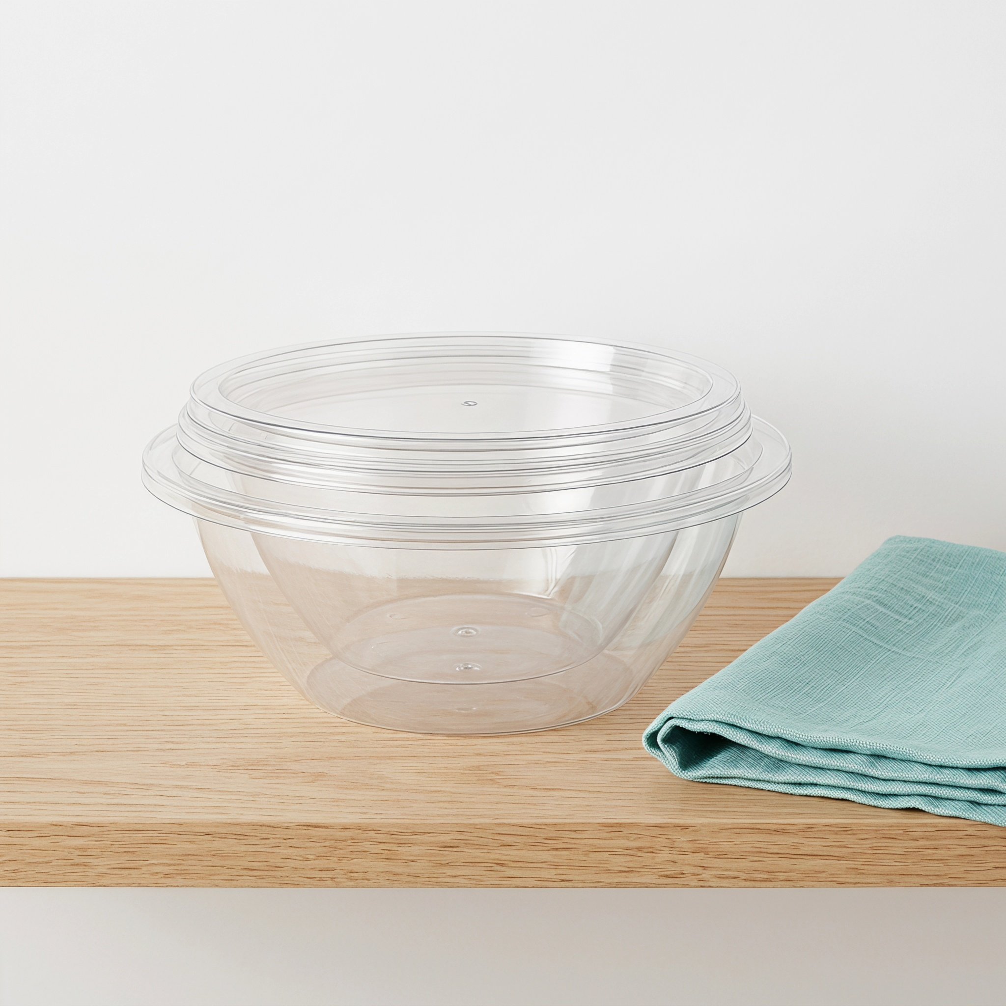 2 sets doorzichtige saladescha - Food Storage Meals recensie en prijs
